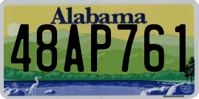 AL license plate 48AP761