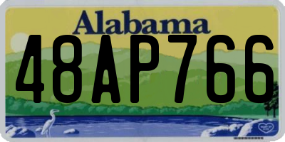 AL license plate 48AP766