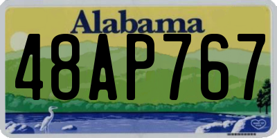 AL license plate 48AP767