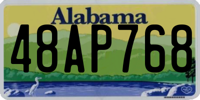 AL license plate 48AP768