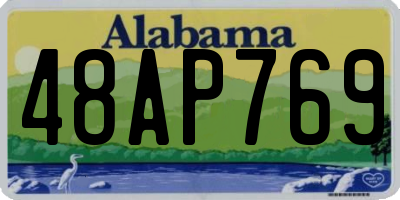 AL license plate 48AP769
