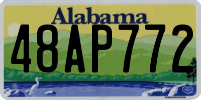 AL license plate 48AP772