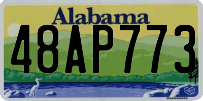 AL license plate 48AP773