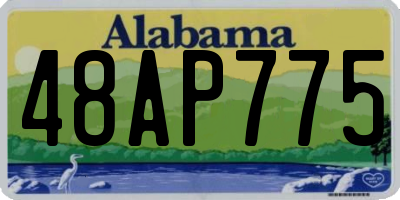 AL license plate 48AP775