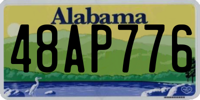 AL license plate 48AP776
