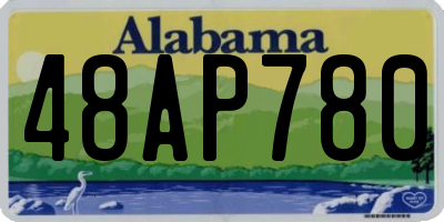 AL license plate 48AP780