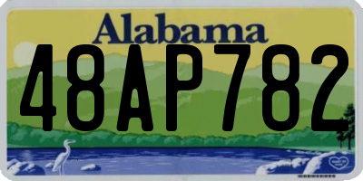 AL license plate 48AP782
