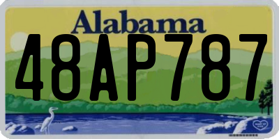 AL license plate 48AP787