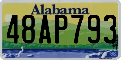 AL license plate 48AP793