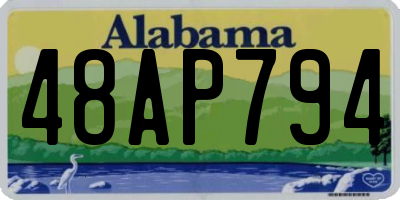 AL license plate 48AP794