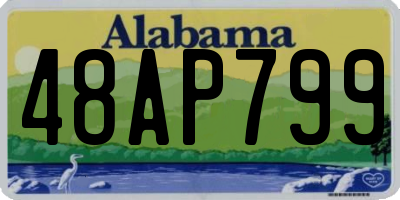 AL license plate 48AP799