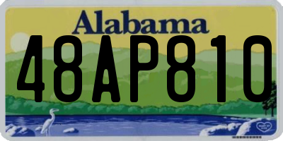 AL license plate 48AP810