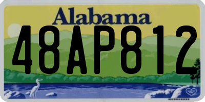 AL license plate 48AP812