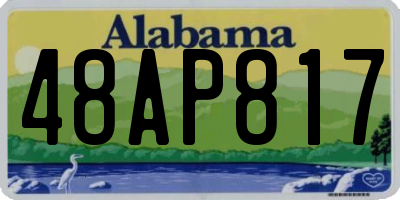 AL license plate 48AP817