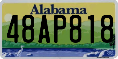 AL license plate 48AP818
