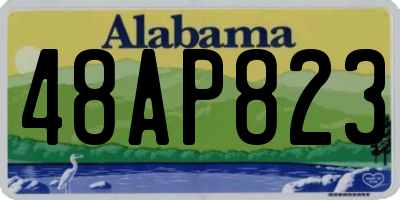 AL license plate 48AP823