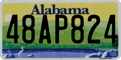 AL license plate 48AP824
