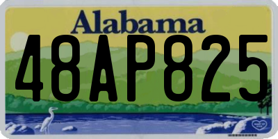 AL license plate 48AP825
