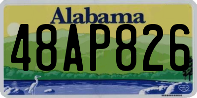 AL license plate 48AP826