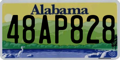 AL license plate 48AP828