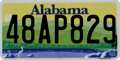 AL license plate 48AP829