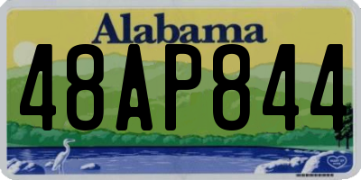 AL license plate 48AP844