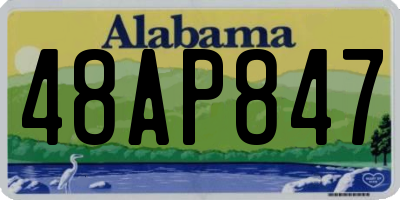 AL license plate 48AP847