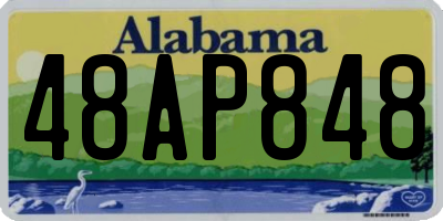 AL license plate 48AP848