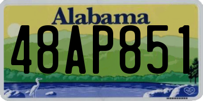 AL license plate 48AP851