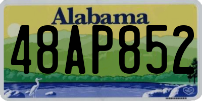 AL license plate 48AP852
