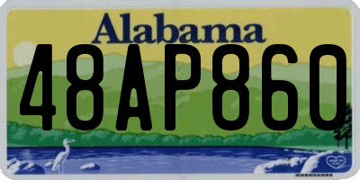 AL license plate 48AP860