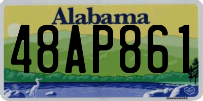 AL license plate 48AP861