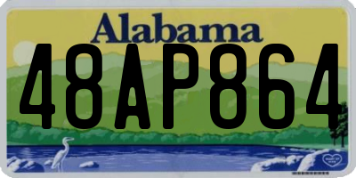 AL license plate 48AP864