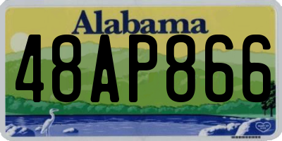 AL license plate 48AP866