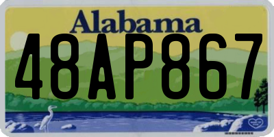 AL license plate 48AP867