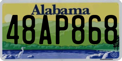 AL license plate 48AP868