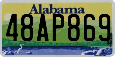 AL license plate 48AP869