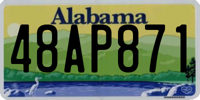 AL license plate 48AP871
