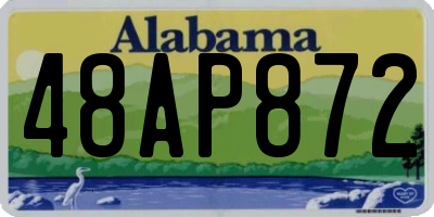 AL license plate 48AP872