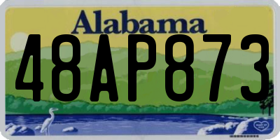 AL license plate 48AP873