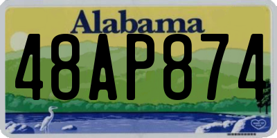 AL license plate 48AP874