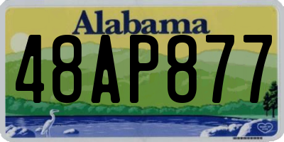 AL license plate 48AP877