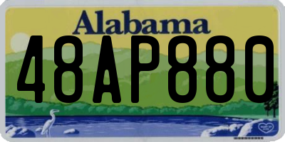 AL license plate 48AP880