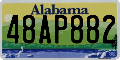 AL license plate 48AP882