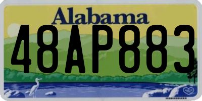 AL license plate 48AP883