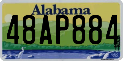 AL license plate 48AP884
