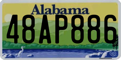 AL license plate 48AP886