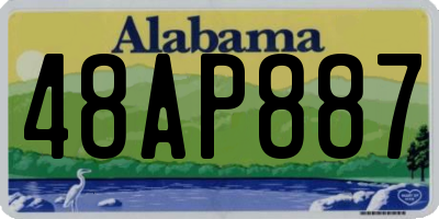 AL license plate 48AP887