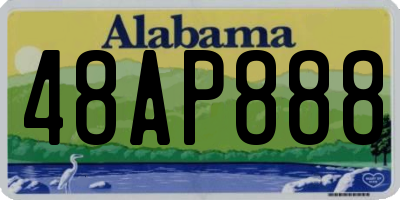 AL license plate 48AP888