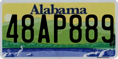 AL license plate 48AP889